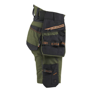 Blaklader BLAKLADER 71751149 STRIKER Women's Craftsman Shorts with Stretch Work Shorts Women - Cordura Denim - 717511494240_CR