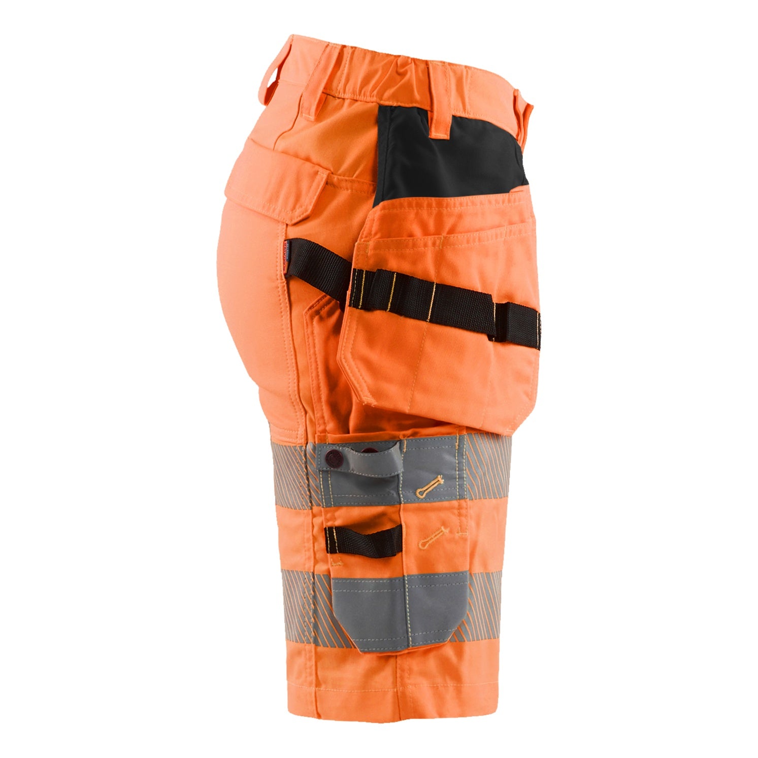 Blaklader BLAKLADER 71861811 | Women's Hi Vis shorts with stretch Hi Vis Reflective Work Shorts Women - Stretch Fabric - 718618115300_CR