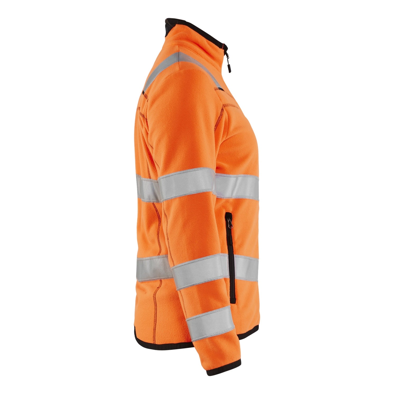 Blaklader BLAKLADER 49661010 Women's Hi Vis microfleece jacket Hi Vis Reflective Work Jacket WOMEN - Antipilling Fleece - 496610105300_CR