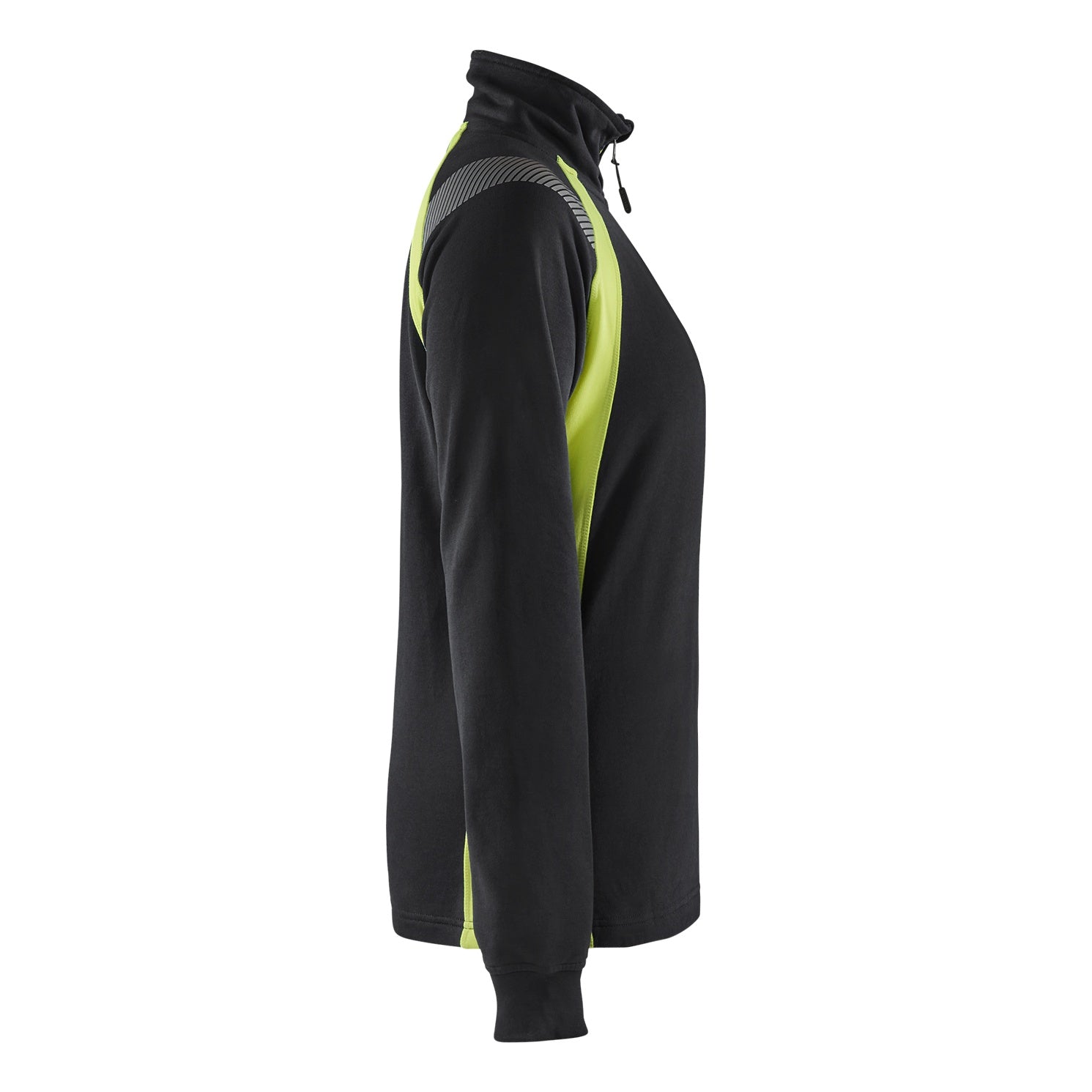 Blaklader BLAKLADER 34031158 Hi Vis Reflective Half-zip Work Sweatshirt WOMEN - 100% Cotton - 340311589933_CR