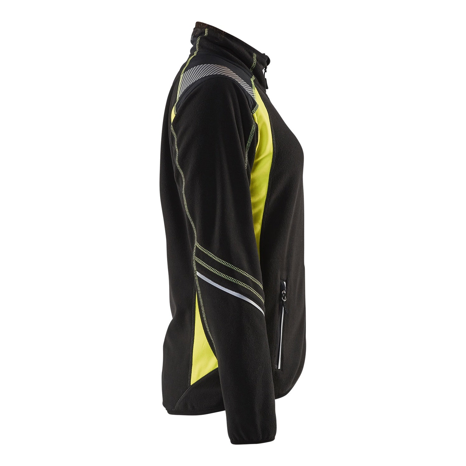 Blaklader BLAKLADER 49731010 Women's microfleece jacket Hi Vis Reflective Fleece Jacket WOMEN - Antipilling - 497310109933_CR