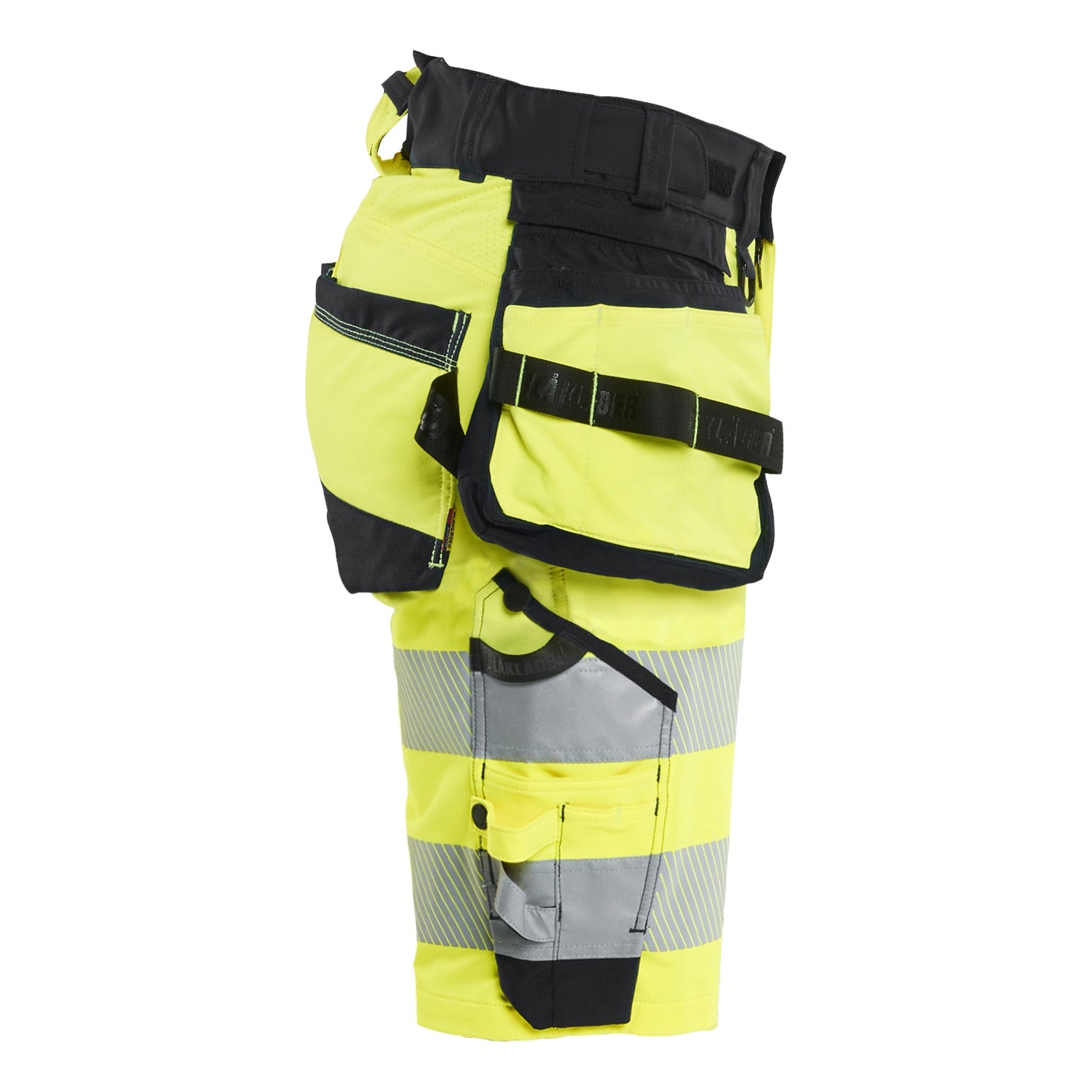 Blaklader BLAKLADER 70201648 | Women's Hi Vis shorts 4 way stretch Hi Vis Reflective Work Shorts Women - Double Weave - 702016483399_CR