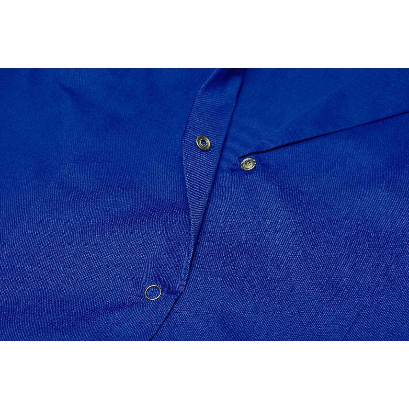 Planam Ladies Coat sleeveless royal blue - The press stud facing means the coat can be put on quickly.