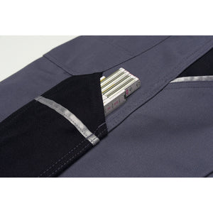 Planam Canvas 320 Trousers royal blue/royal blue - No fraying thanks to the Cordura® ruler pocket