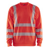 Blaklader BLAKLADER 35622538 Hi Vis Reflective Work Sweatshirt MEN - Pique Fleece - 356225385500