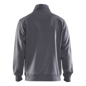Blaklader BLAKLADER 33651048 Sweatshirt With Collar Half-zip Work Sweatshirt MEN - Brushed Inside - 336510489400_CB