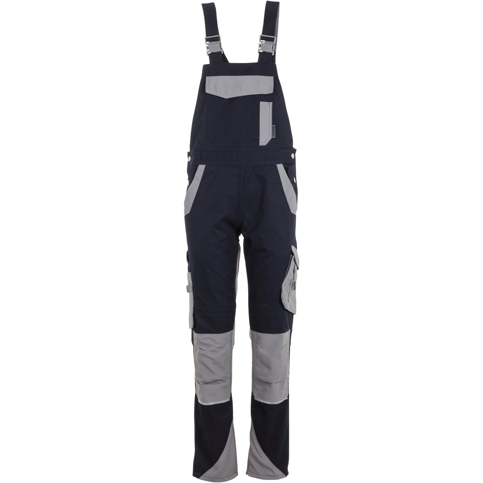 Planam Norit Women's dungarees blackblue/zinc - Model view 1