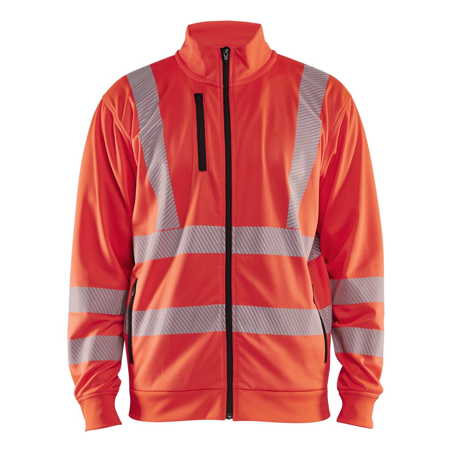 Blaklader BLAKLADER 35632538 Hi Vis Reflective Full-zip Work Sweatshirt MEN - Breathable - 356325385500