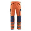 Blaklader BLAKLADER 11971642 | Hi Vis Trousers 4 way stretch Hi Vis Reflective Work Trousers Men - Water Repellent - 119716425389