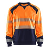 Blaklader BLAKLADER 35412528 Hi Vis Reflective Sweatshirt MEN - Brushed Inside - 354125285389