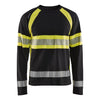 Blaklader BLAKLADER 35101030 Hi Vis Long Sleeved T Shirt Hi Vis Reflective Long Sleeve Work T-Shirt MEN - 100% Cotton - 351010309933