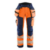 Blaklader BLAKLADER 71182513 | Women's Hi Vis softshell trousers Hi Vis Reflective Work Trousers Women - Waterproof - 711825135389