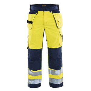 Blaklader BLAKLADER 15651811 | Ventilated Hi Vis trousers Hi Vis Reflective Work Trousers Men - Mesh Panels - 156518113389_CF