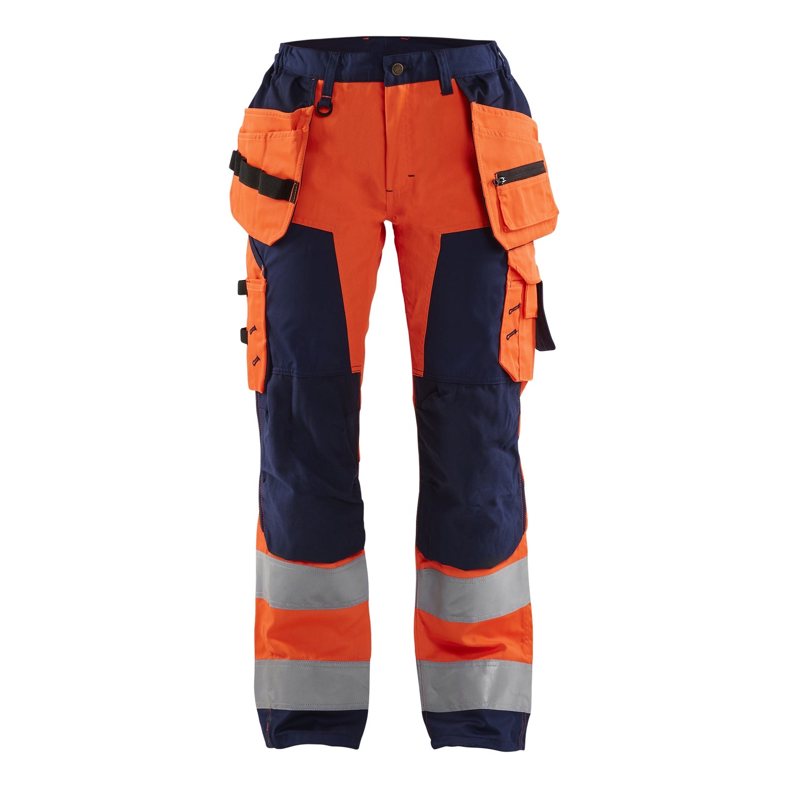 Blaklader BLAKLADER 71561811 | Women's Hi Vis trousers Hi Vis Reflective Work Trousers Women - twill fabric - 715618115389