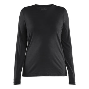 Blaklader BLAKLADER 35391743 Women's Long Sleeved Merino Wool T Shirt Long Sleeve Work T-Shirt WOMEN - 85% Merino Wool - 353917439900