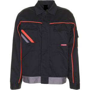 Planam Visline V2 Waisted Jacket black/orange/zinc - Main