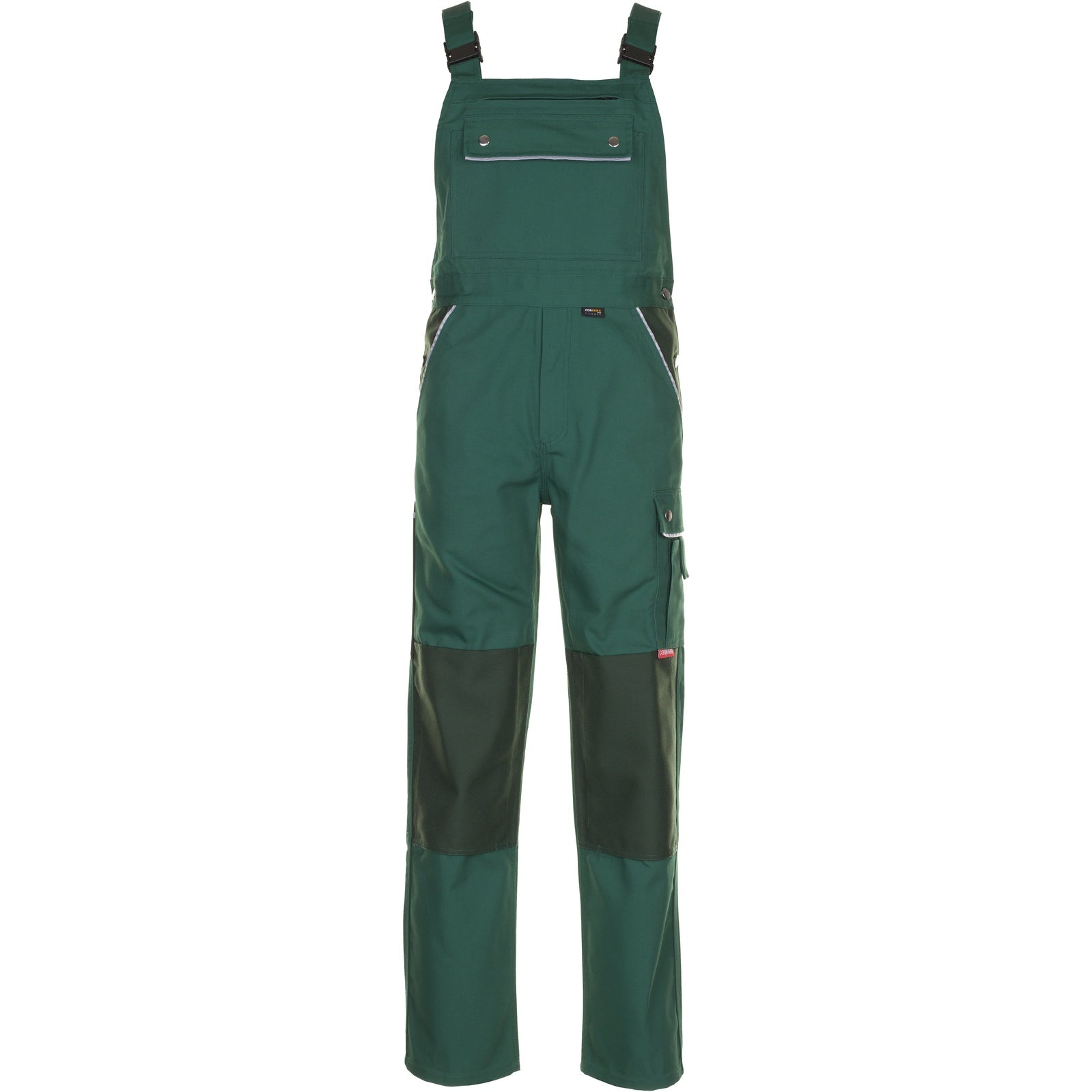 Planam Canvas 320 Dungarees green/green - Main