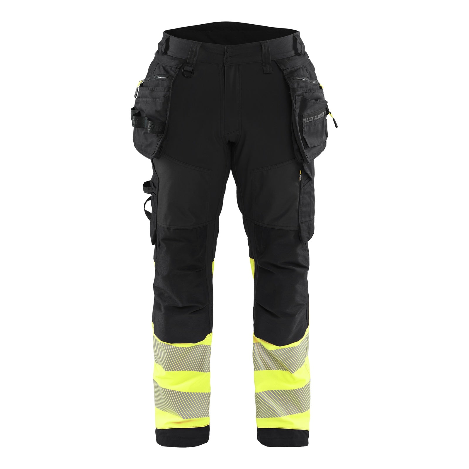 Blaklader BLAKLADER 18212513 | Hi vis Softshell Trousers Hi Vis Reflective Work Trousers Men - Waterproof - 182125139933