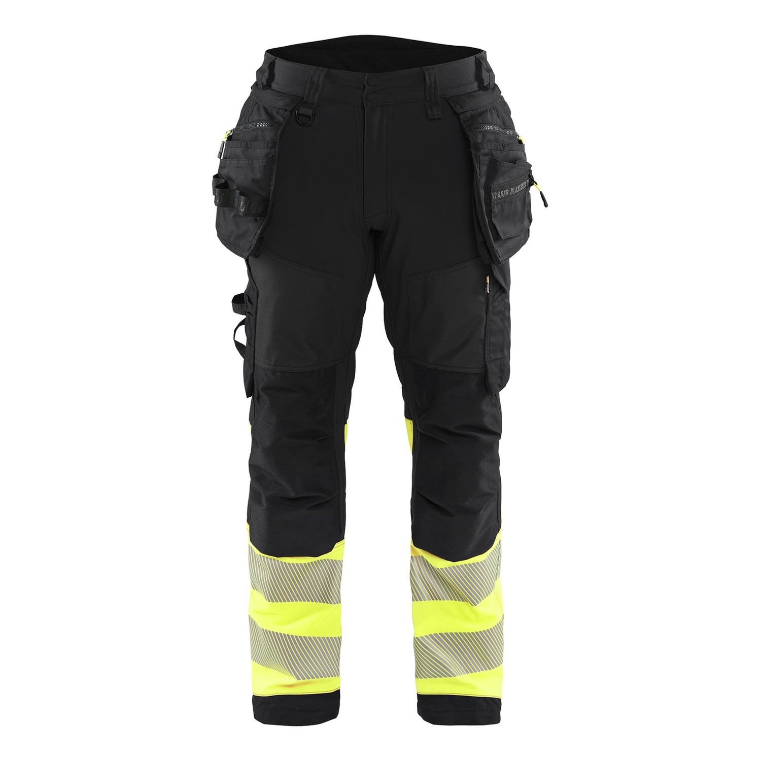 Blaklader BLAKLADER 18212513 | Hi vis Softshell Trousers Hi Vis Reflective Work Trousers Men - Waterproof - 182125139933