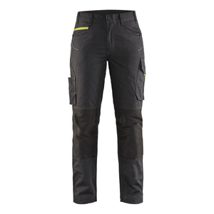 Blaklader BLAKLADER 71951330 | Women's service trousers with stretch Hi Vis Reflective Work Trousers Women - Ripstop Fabric - 719513309933