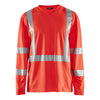 Blaklader BLAKLADER 33831011 Hi Vis UV long sleeved T shirt Hi Vis Reflective Long Sleeve Work T-Shirt MEN - 100% Polyester - 338310115500