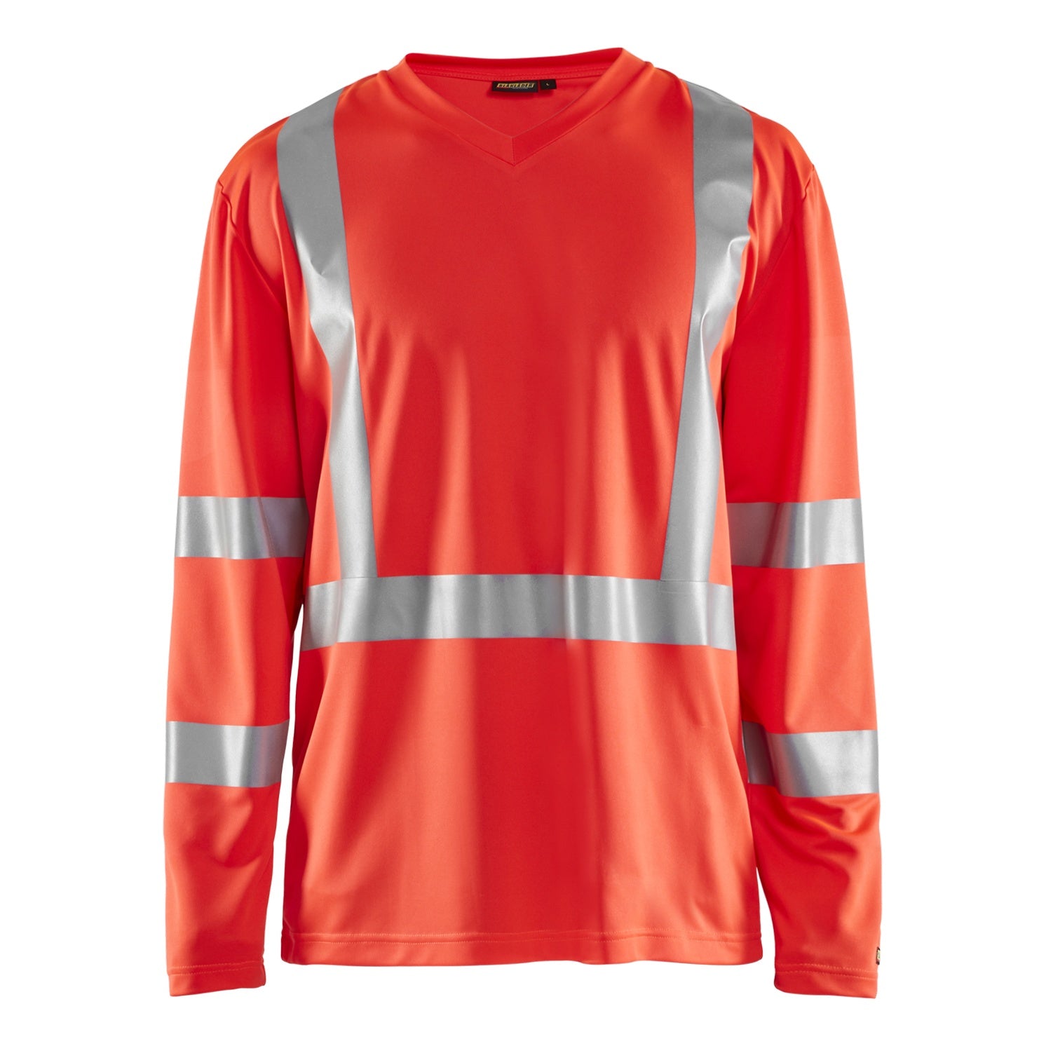 Blaklader BLAKLADER 33831011 Hi Vis UV long sleeved T shirt Hi Vis Reflective Long Sleeve Work T-Shirt MEN - 100% Polyester - 338310115500