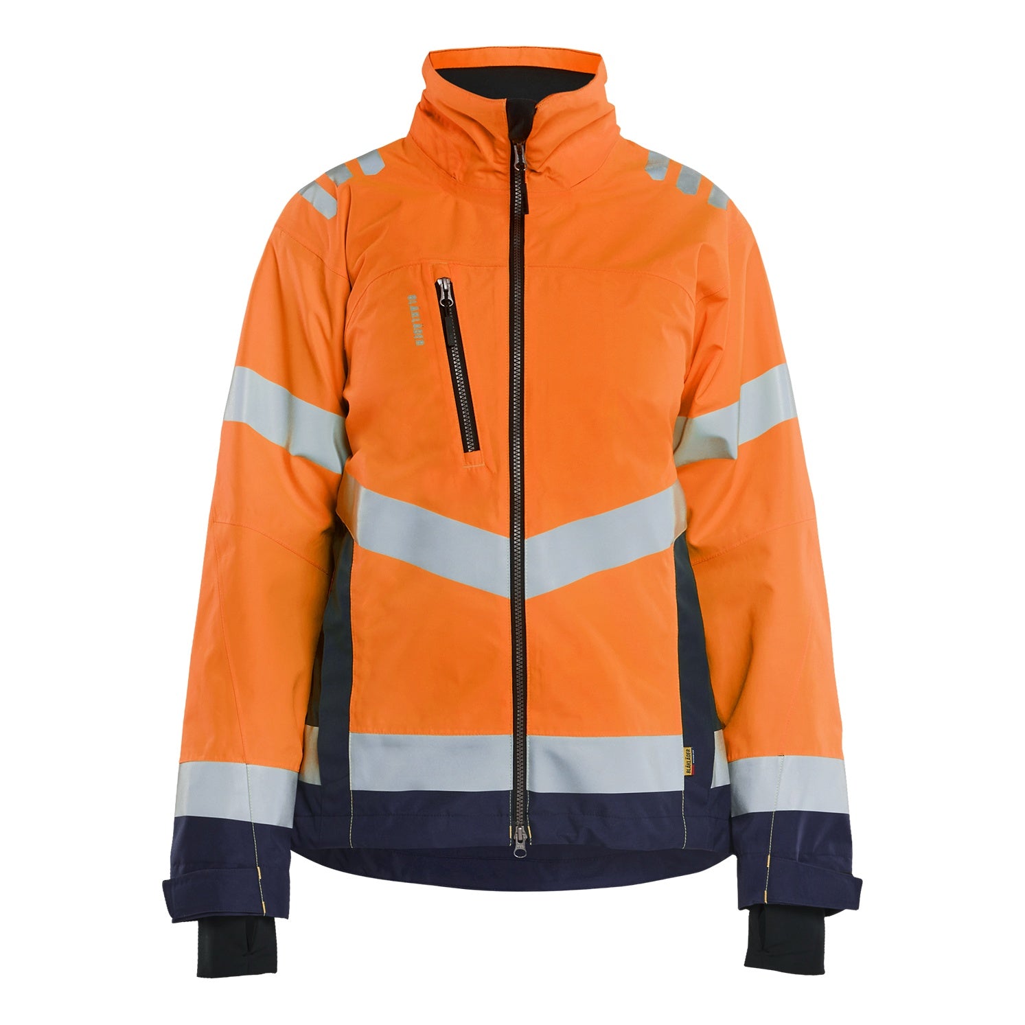 Blaklader BLAKLADER 47611977 Women's Hi Vis Shell Jacket Hi Vis Reflective Shell Work Jacket WOMEN - Waterproof - 476119775389