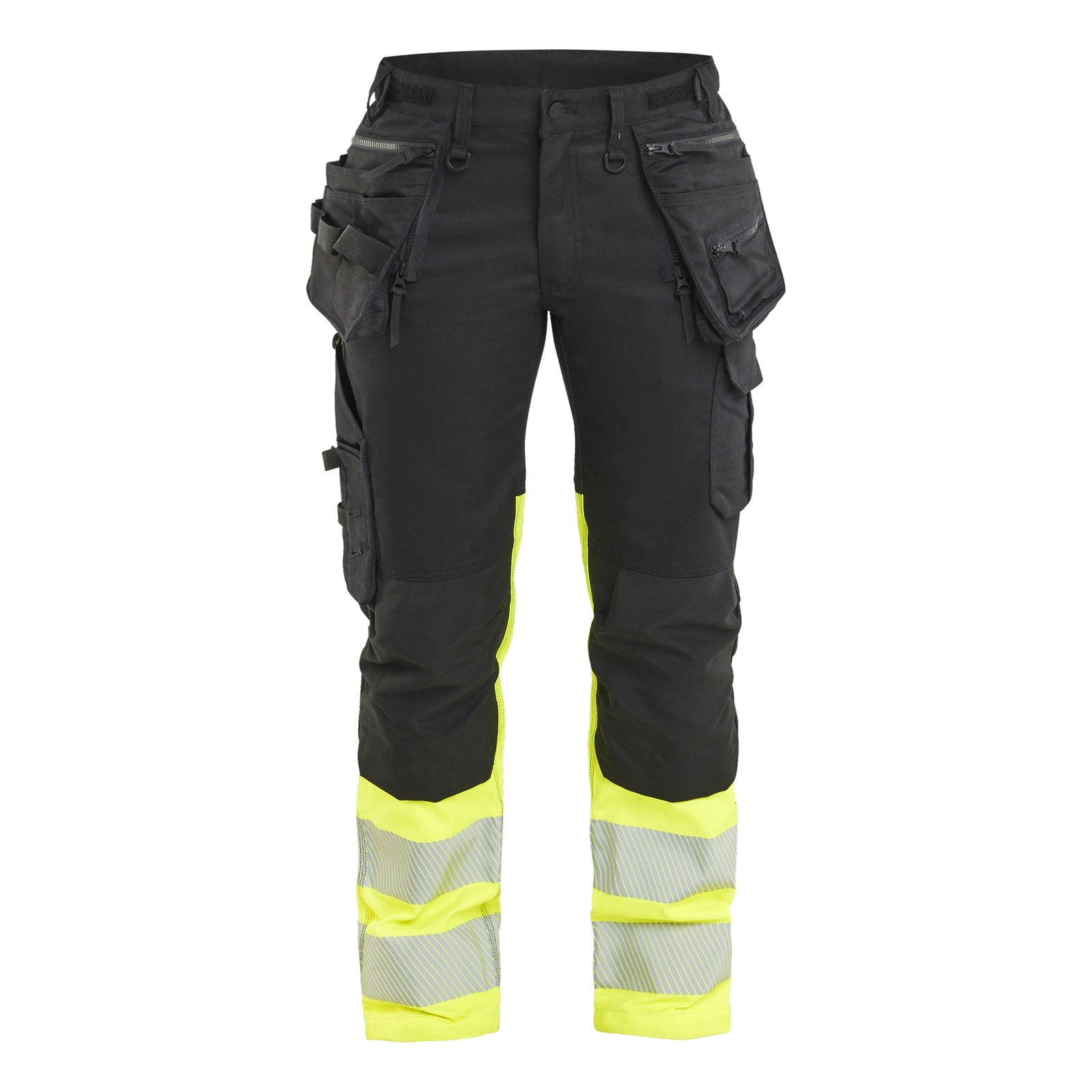 Blaklader BLAKLADER 70301149 | Women's Hi vis Trousers Stretch Hi Vis Reflective Work Trousers Women - Cordura Denim - 703011499933