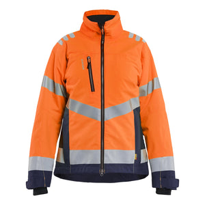 Blaklader BLAKLADER 47621977 WOMEN’S LIGHTWEIGHT LINED WINTER JACKET HI VIS Work Jacket WOMEN - Waterproof - 476219775389