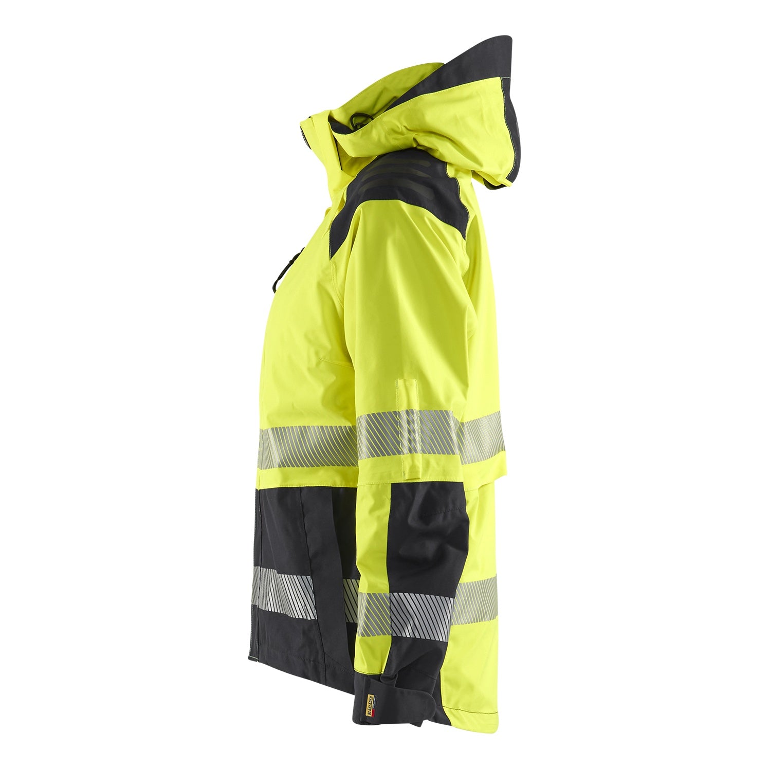 Blaklader BLAKLADER 44361987 Women’s Hi Vis Shell Jacket Hi Vis Reflective Shell Work Jacket WOMEN - Waterproof - 443619873399_CL