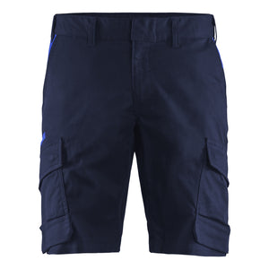 Blaklader BLAKLADER 14461832 Industry shorts stretch Hi Vis Reflective Work Shorts Men - twill fabric - 144618328985