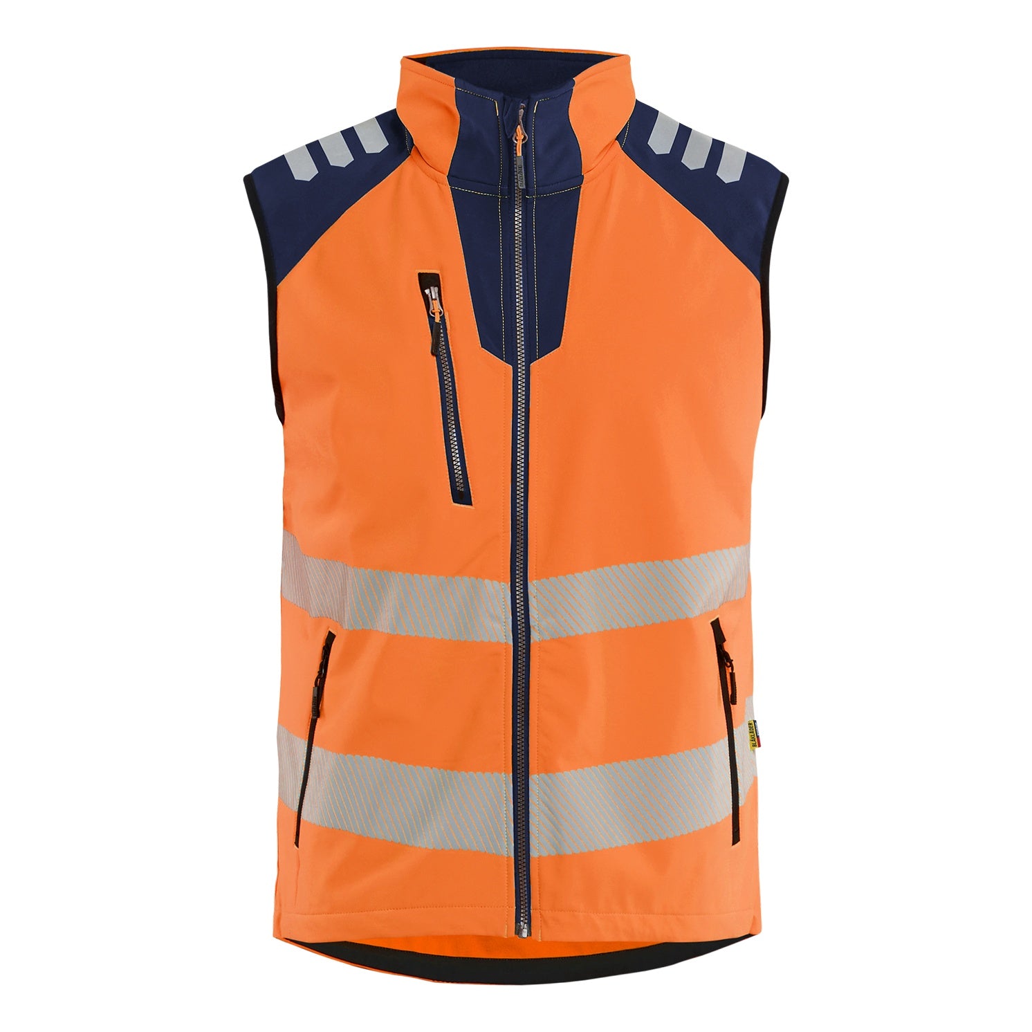 Blaklader BLAKLADER 30912513 SOFTSHELL VEST HI VIS Hi Vis Reflective Work Softshell Vest MEN - Waterproof - 309125135389