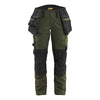 Blaklader BLAKLADER 71701149 | STRIKER Women's Craftsman Trousers with Stretch Work Trousers Women - Cordura Denim - 717011494298