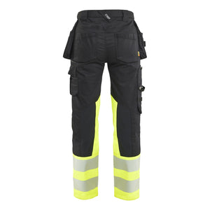 Blaklader BLAKLADER 70301149 | Women's Hi vis Trousers Stretch Hi Vis Reflective Work Trousers Women - Cordura Denim - 703011499933_2