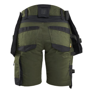 Blaklader BLAKLADER 71751149 STRIKER Women's Craftsman Shorts with Stretch Work Shorts Women - Cordura Denim - 717511494298_2