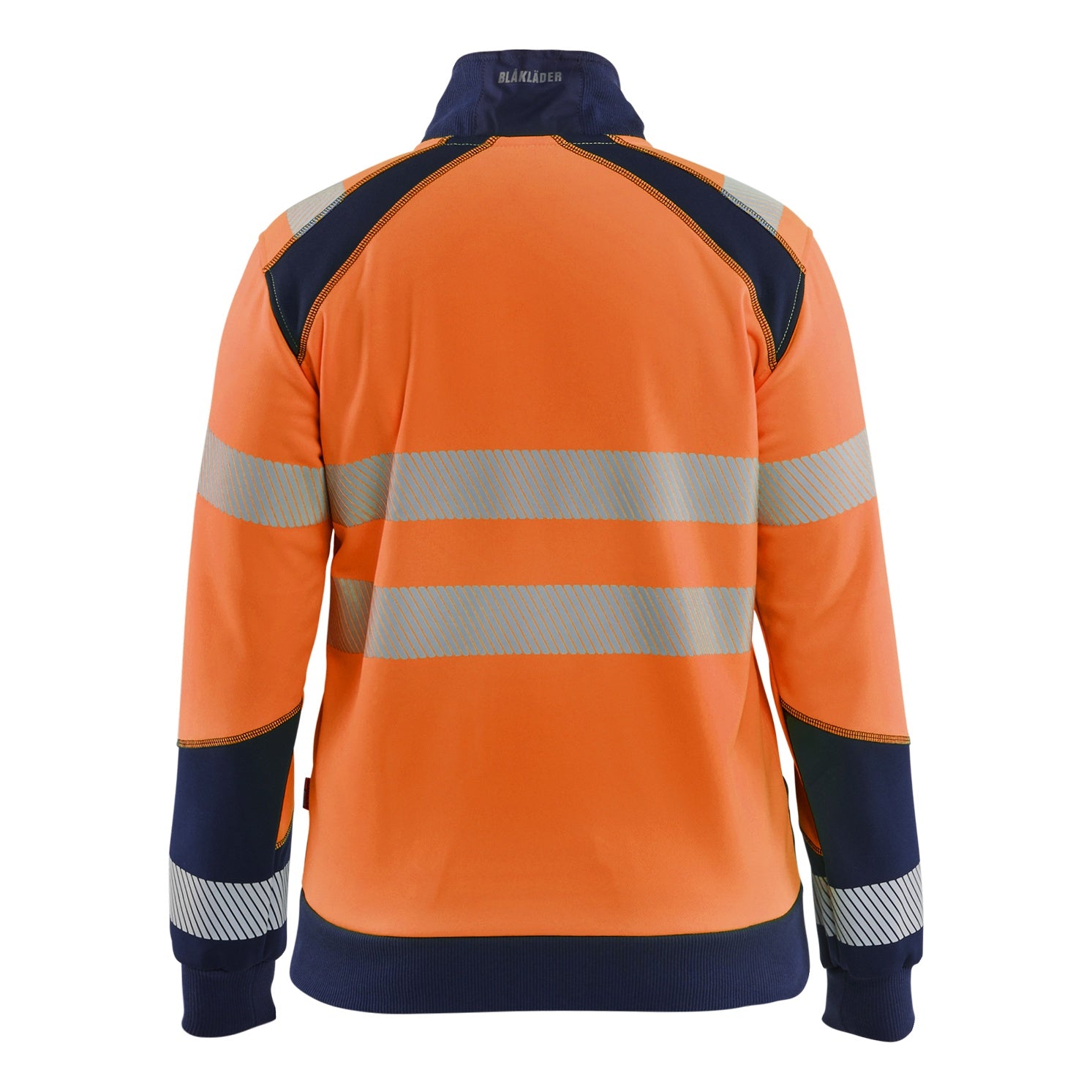 Blaklader BLAKLADER 35082528 Hi Vis Reflective Half-zip Work Sweatshirt WOMEN - Brushed Inside - 350825285389_2