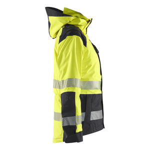 Blaklader BLAKLADER 44361987 Women’s Hi Vis Shell Jacket Hi Vis Reflective Shell Work Jacket WOMEN - Waterproof - 443619873399_CR