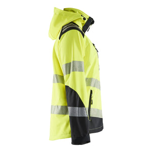 Blaklader BLAKLADER 47912513 Women's Hi Vis Softshell Jacket Hi Vis Reflective Softshell Work Jacket WOMEN - Waterproof - 479125133399_CR