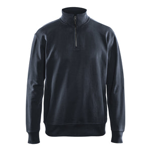 Blaklader BLAKLADER 33691158 Sweatshirt with Half Zip Work Sweatshirt MEN - 100% Cotton - 336911588600
