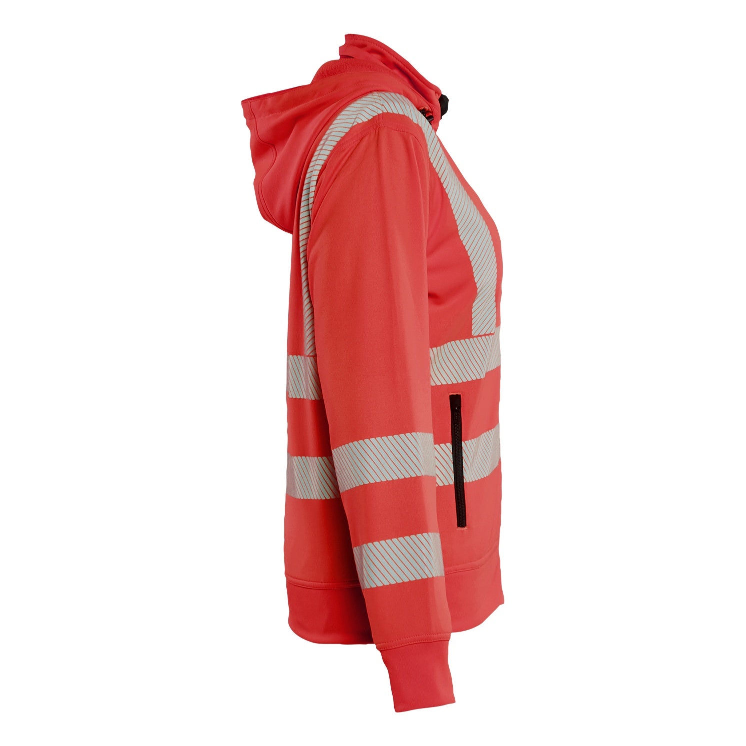 Blaklader BLAKLADER 35742538 Hi Vis Reflective Hoodie Work Sweatshirt WOMEN - Detachable Hood - 357425385500_CR