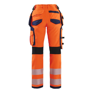 Blaklader BLAKLADER 71971642 | Women's Hi Vis trousers with 4 way stretch Hi Vis Reflective Work Trousers Women - Water Repellent - 719716425389_2