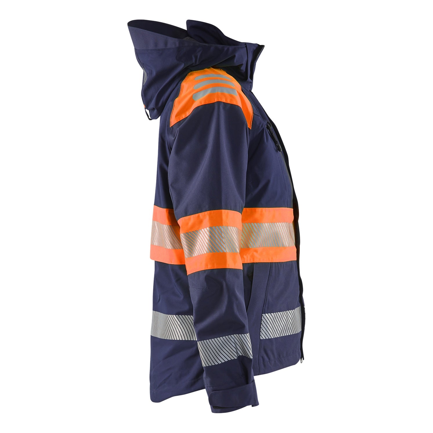 Blaklader BLAKLADER 44301977 WOMEN’S HI VIS SHELL JACKET Hi Vis Reflective Shell Work Jacket WOMEN - Waterproof - 443019778953_CR