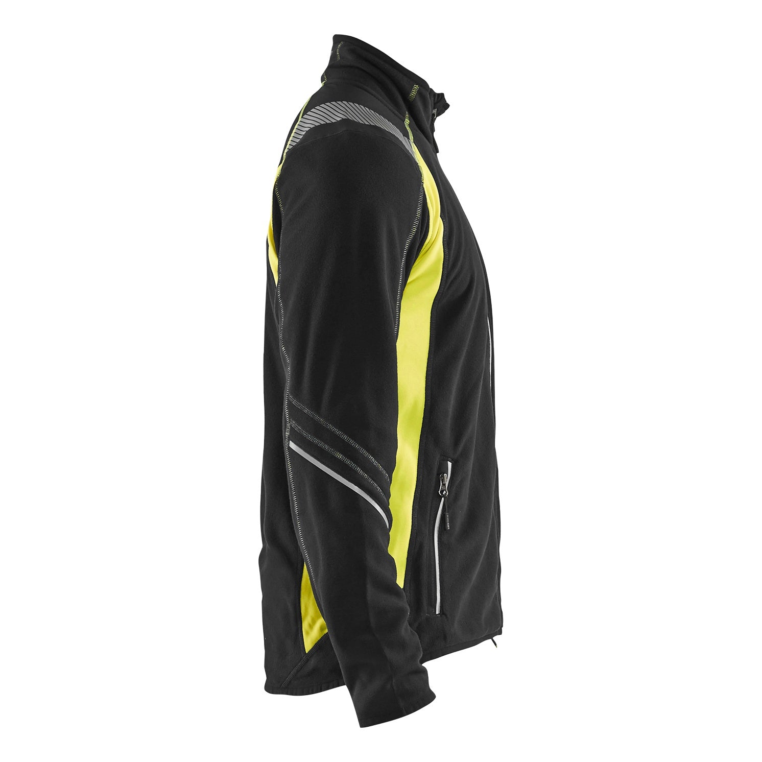 Blaklader BLAKLADER 49931010 Microfleece Jacket Hi Vis Reflective Work Jacket MEN - Antipilling - 499310109933_CR