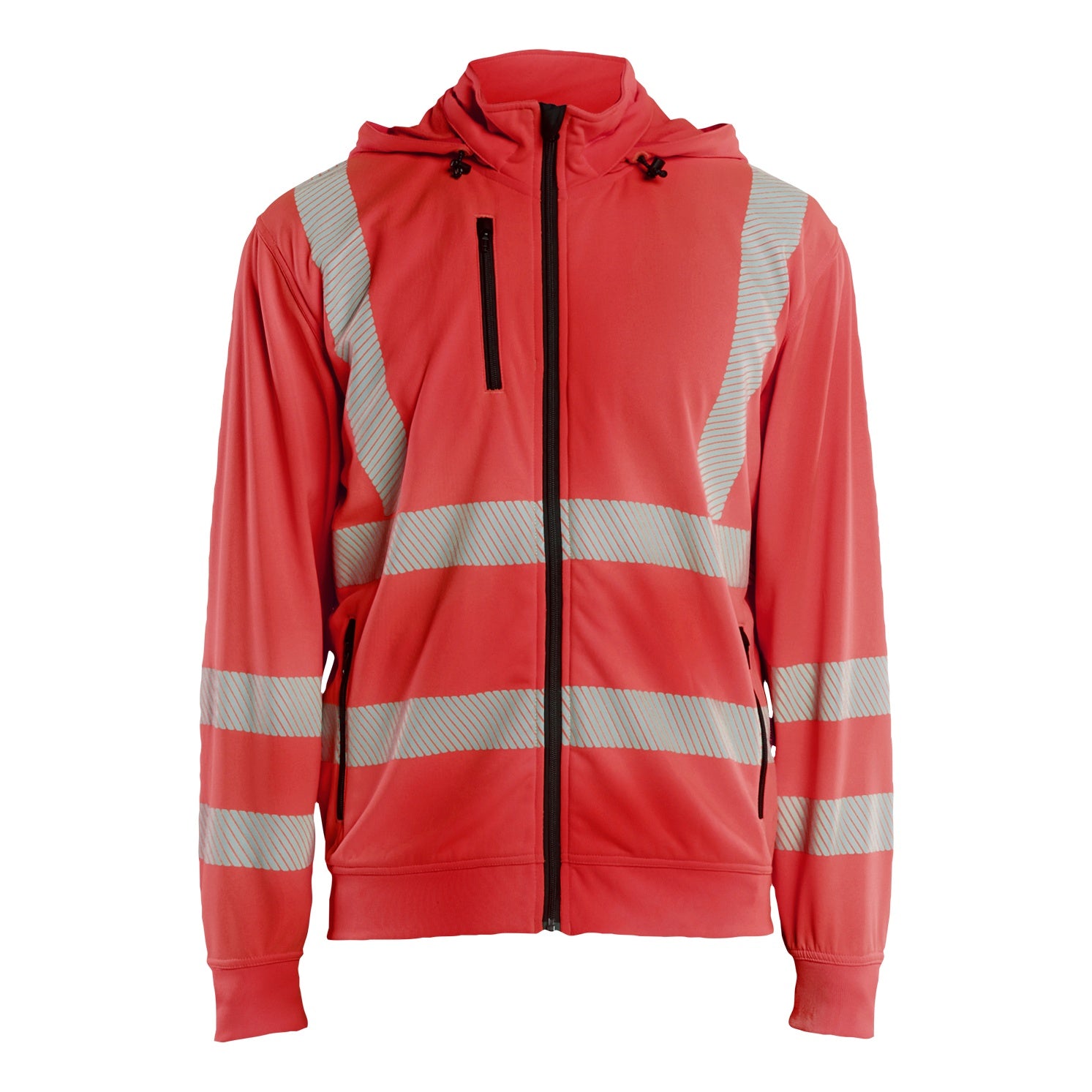 Blaklader BLAKLADER 35732538 Hi Vis Reflective Hoodie Work Sweatshirt MEN - Detachable Hood - 357325385500