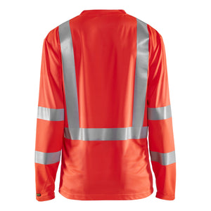 Blaklader BLAKLADER 33831011 Hi Vis UV long sleeved T shirt Hi Vis Reflective Long Sleeve Work T-Shirt MEN - 100% Polyester - 338310115500_2