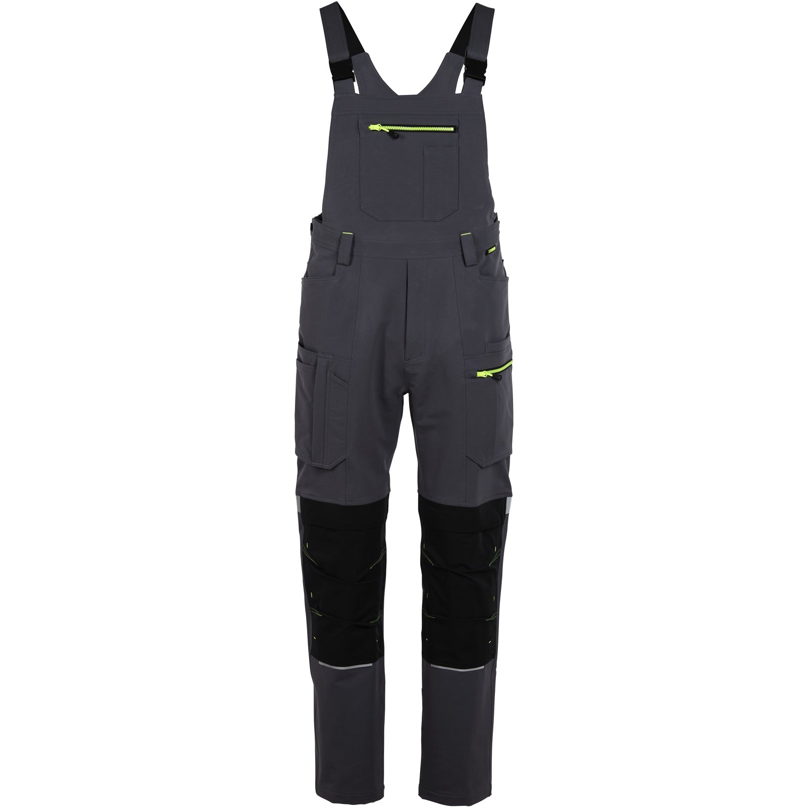 Planam rECOline Bibpant slate/black - Model view 1