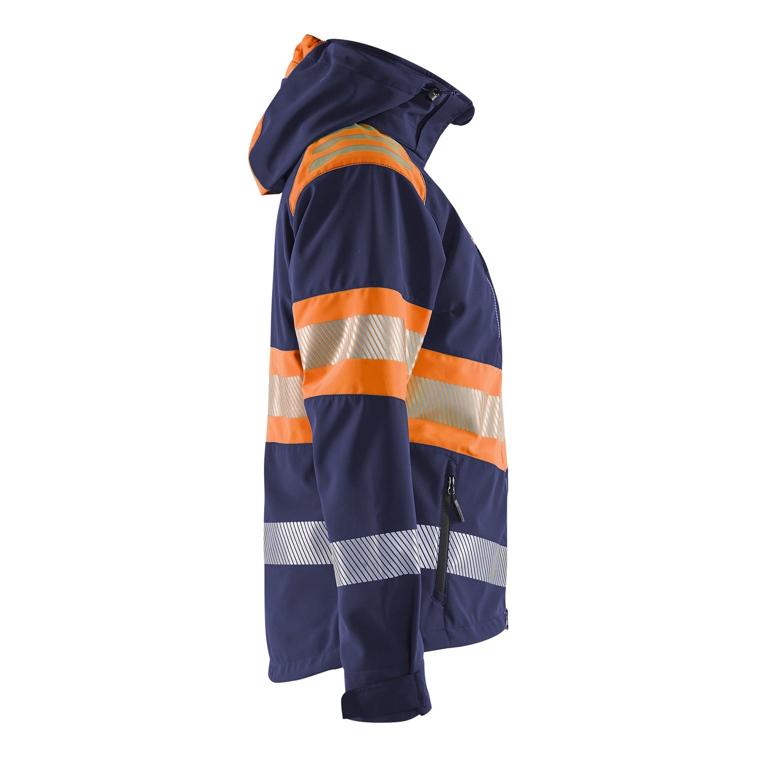 Blaklader BLAKLADER 44042513 Women’s Hi Vis Softshell Jacket Hi Vis Reflective Softshell Work Jacket WOMEN - Waterproof - 440425138953_CR